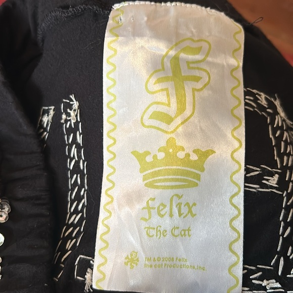 Vintage Felix the Cat Sequined Strapless Top/Skirt M - Picture 9 of 10